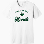 BOLES HIGH SCHOOL HORNETS BELLA+CANVAS Unisex Heather CVC Short Sleeve Tee Front Thumbnail