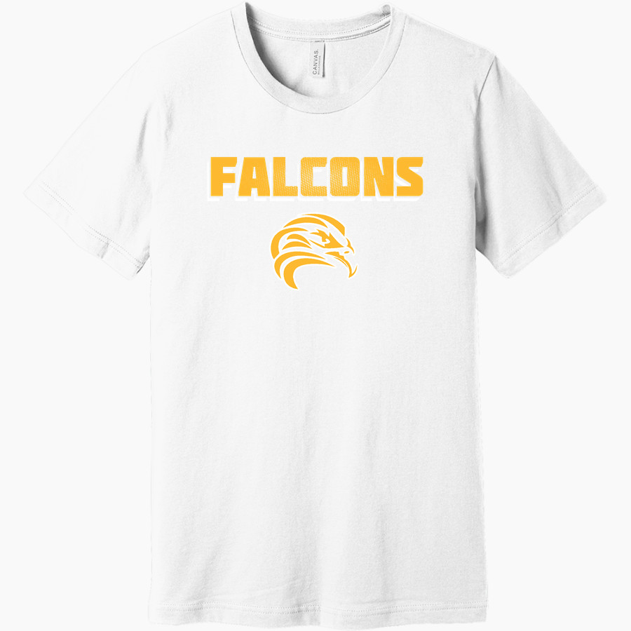 CENTRAL TECH SCHOOL FALCONS <span class="pdp-name-mascot">CENTRAL FALCONS</span> BELLA+CANVAS Unisex Heather CVC Short Sleeve Tee