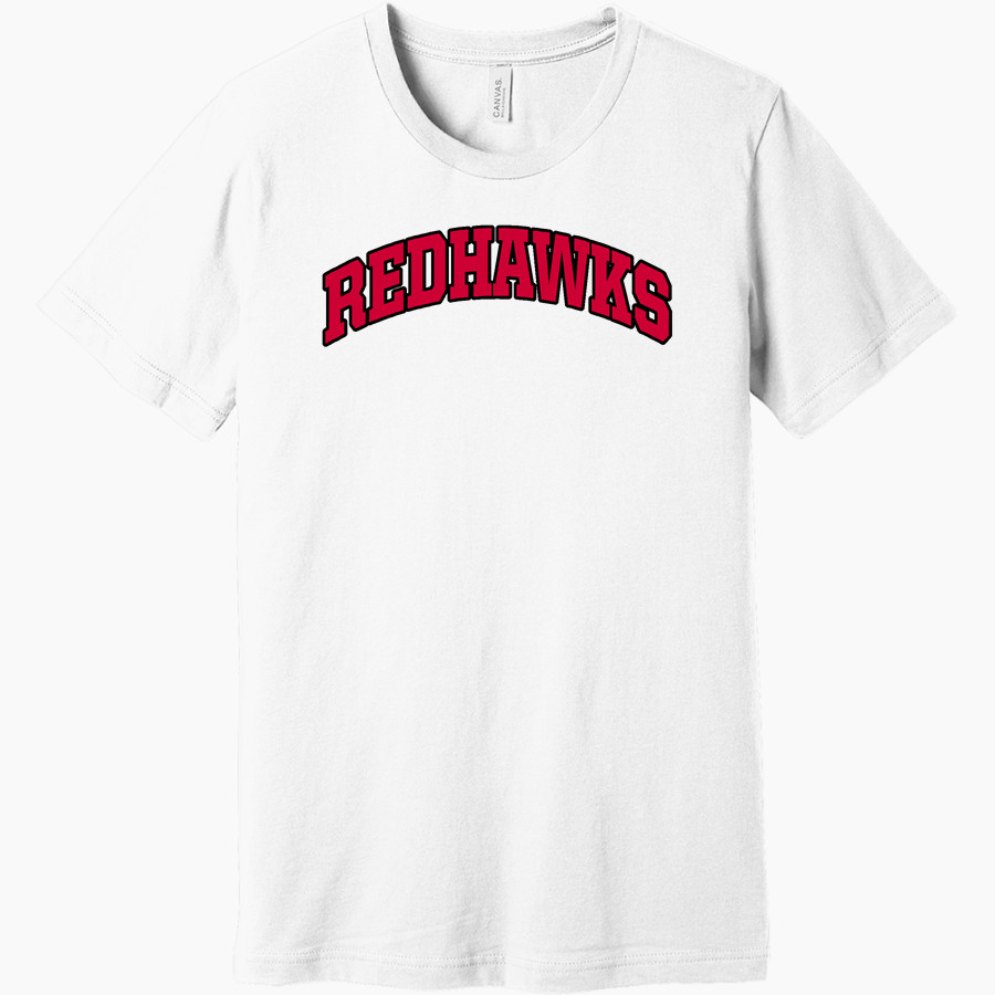Monroe Redhawks <span class="pdp-name-mascot">Monroe Redhawks</span> BELLA+CANVAS Unisex Heather CVC Short Sleeve Tee
