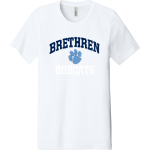 BRETHREN HIGH SCHOOL BOBCATS <span class="pdp-name-mascot">BRETHREN BOBCATS</span> BELLA+CANVAS Unisex Heather CVC Short Sleeve Tee Front Thumbnail