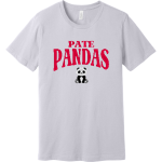 Pate Pandas <span class="pdp-name-mascot">Pate Elementary School Pandas</span> BELLA+CANVAS Unisex Jersey Short Sleeve T-Shirt Front Thumbnail