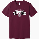 HARDIN COUNTY HIGH SCHOOL TIGERS <span class="pdp-name-mascot">HARDIN COUNTY TIGERS</span> BELLA+CANVAS Unisex Jersey Short Sleeve Tee Front Thumbnail