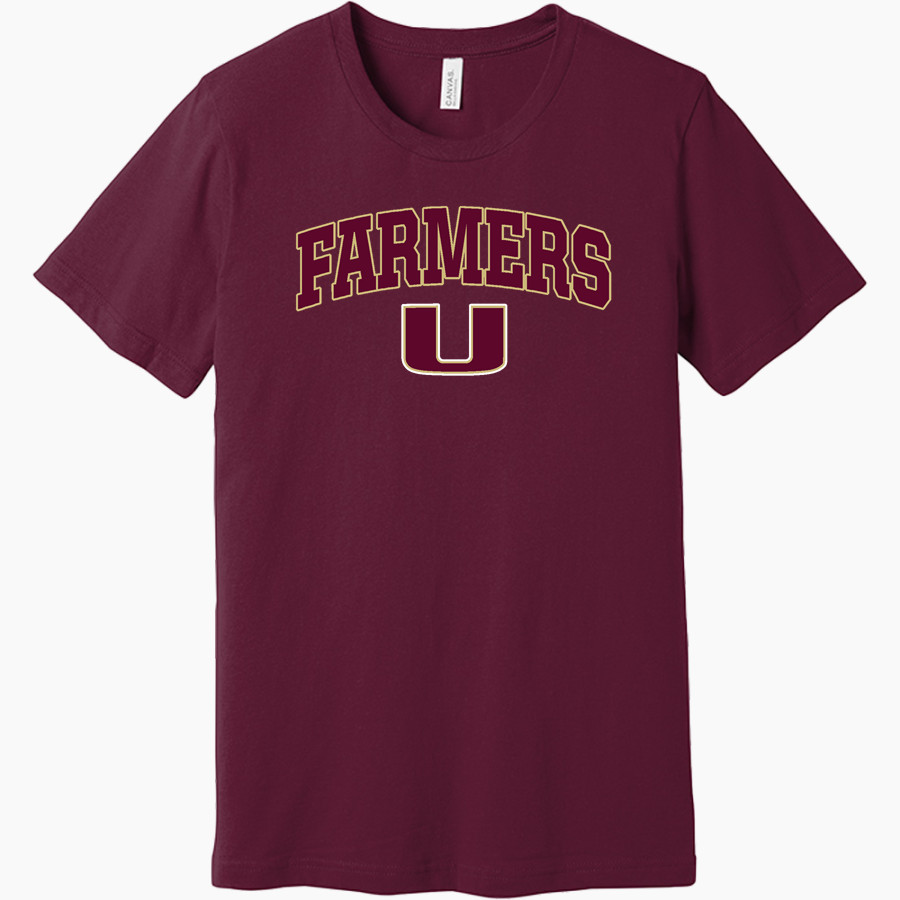 UNION HIGH SCHOOL FARMERS <span class="pdp-name-mascot">UNION FARMERS</span> BELLA+CANVAS Unisex Jersey Short Sleeve Tee