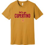 Cupertino High School Pioneers <span class="pdp-name-mascot">Cupertino High School Pioneers</span> BELLA+CANVAS Unisex Jersey Short Sleeve T-Shirt Front Thumbnail
