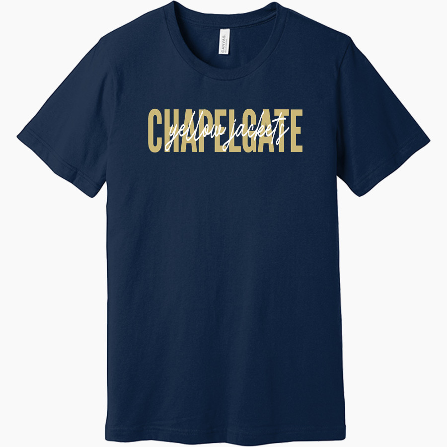 CHAPELGATE CHRISTIAN ACADEMY YELLOW JACKETS official sideline store BELLA+CANVAS Unisex Jersey Short Sleeve Tee