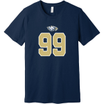 BETHPAGE HIGH SCHOOL GOLDEN EAGLES <span class="pdp-name-mascot">BETHPAGE GOLDEN EAGLES</span> BELLA+CANVAS Unisex Jersey Short Sleeve T-Shirt Front Thumbnail