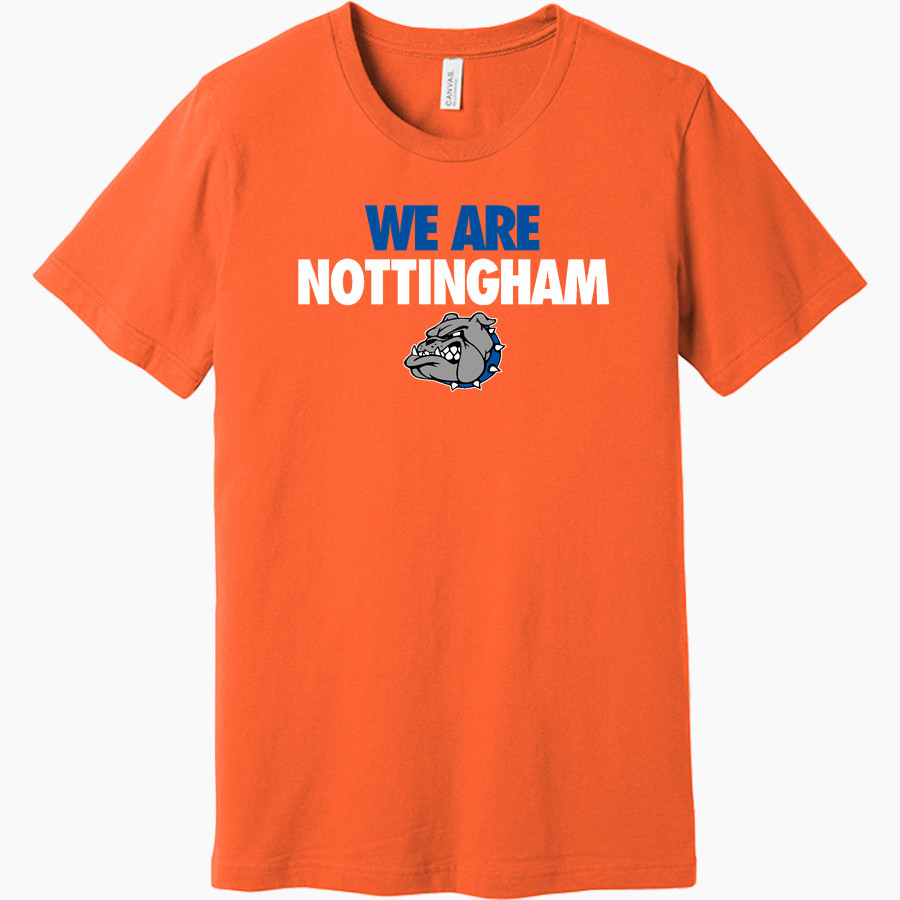 NOTTINGHAM HIGH SCHOOL BULLDOGS BELLA+CANVAS Unisex Jersey Short Sleeve Tee