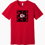 WEST MONTGOMERY HIGH SCHOOL WARRIORS <span class="pdp-name-mascot">WEST MONTGOMERY WARRIORS</span> BELLA+CANVAS Unisex Jersey Short Sleeve Tee Front Thumbnail
