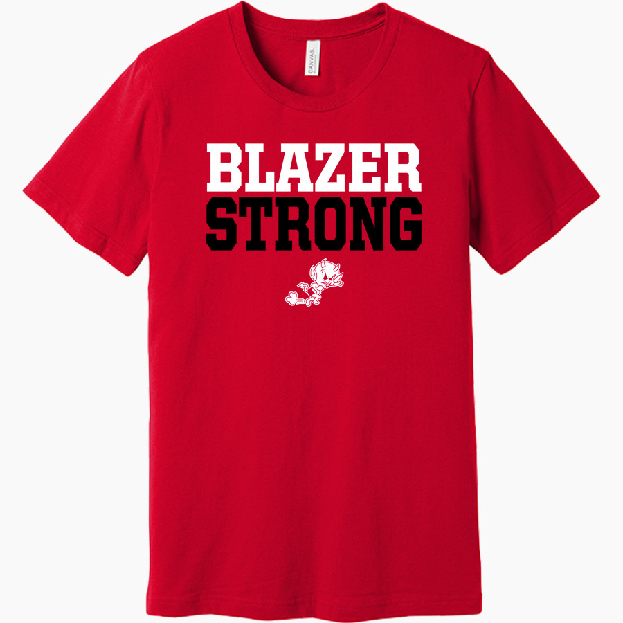 LINDHURST HIGH SCHOOL BLAZERS <span class="pdp-name-mascot">LINDHURST BLAZERS</span> BELLA+CANVAS Unisex Jersey Short Sleeve Tee