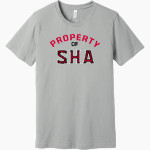 Sacred Heart Academy Sharks <span class="pdp-name-mascot">Sacred Heart Academy Sharks</span> BELLA+CANVAS Unisex Jersey Short Sleeve Tee Front Thumbnail