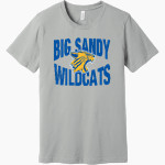 BIG SANDY HIGH SCHOOL WILDCATS <span class="pdp-name-mascot">BIG SANDY WILDCATS</span> BELLA+CANVAS Unisex Jersey Short Sleeve Tee Front Thumbnail