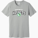Northeast Hornets <span class="pdp-name-mascot">Northeast Hornets</span> BELLA+CANVAS Unisex Jersey Short Sleeve Tee Front Thumbnail