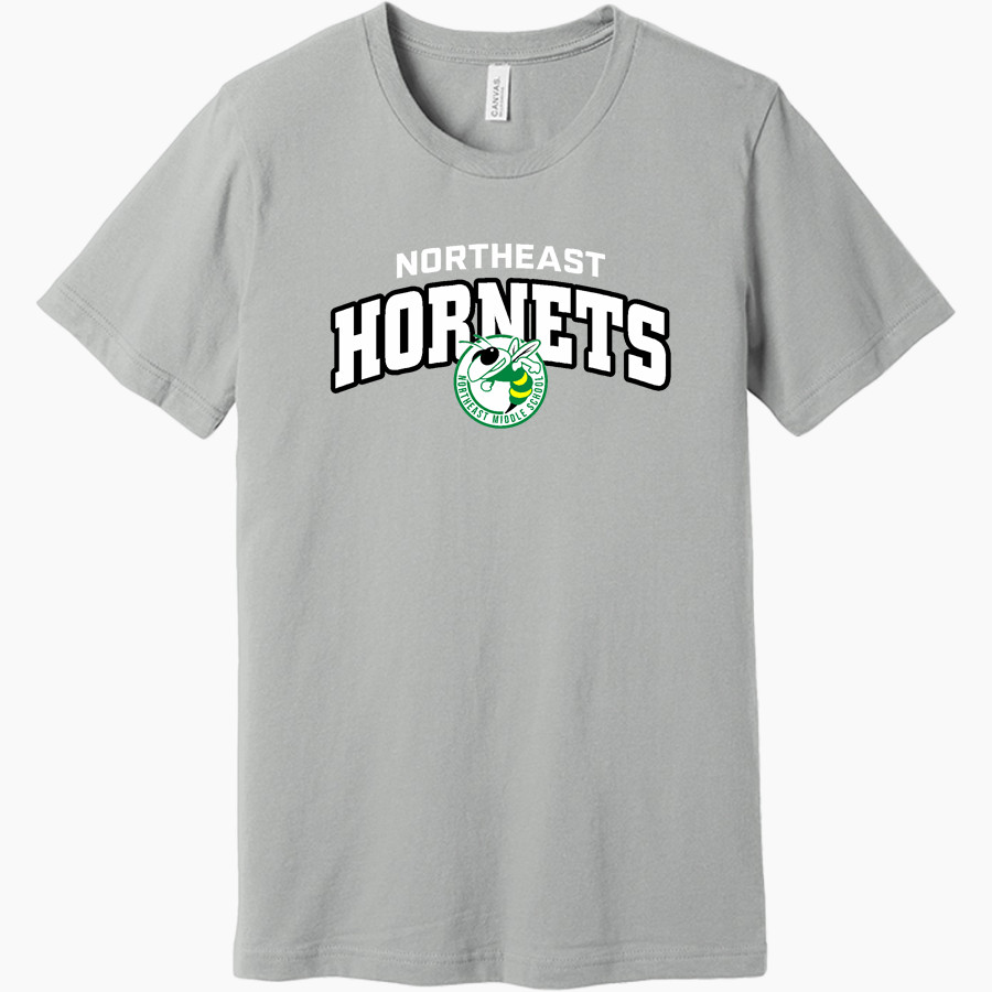 Northeast Hornets <span class="pdp-name-mascot">Northeast Hornets</span> BELLA+CANVAS Unisex Jersey Short Sleeve Tee