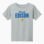 EDISON HIGH SCHOOL TOMMIES <span class="pdp-name-mascot">EDISON TOMMIES</span> BELLA+CANVAS Toddler Short Sleeve Tee Front Thumbnail