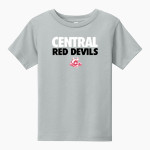 CENTRAL HIGH SCHOOL RED DEVILS <span class="pdp-name-mascot">CENTRAL RED DEVILS</span> BELLA+CANVAS Toddler Short Sleeve Tee Front Thumbnail