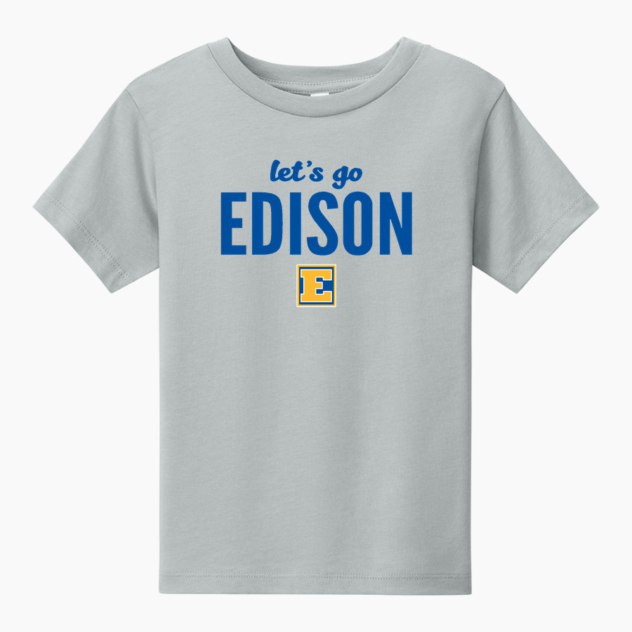 EDISON HIGH SCHOOL TOMMIES <span class="pdp-name-mascot">EDISON TOMMIES</span> BELLA+CANVAS Toddler Short Sleeve Tee