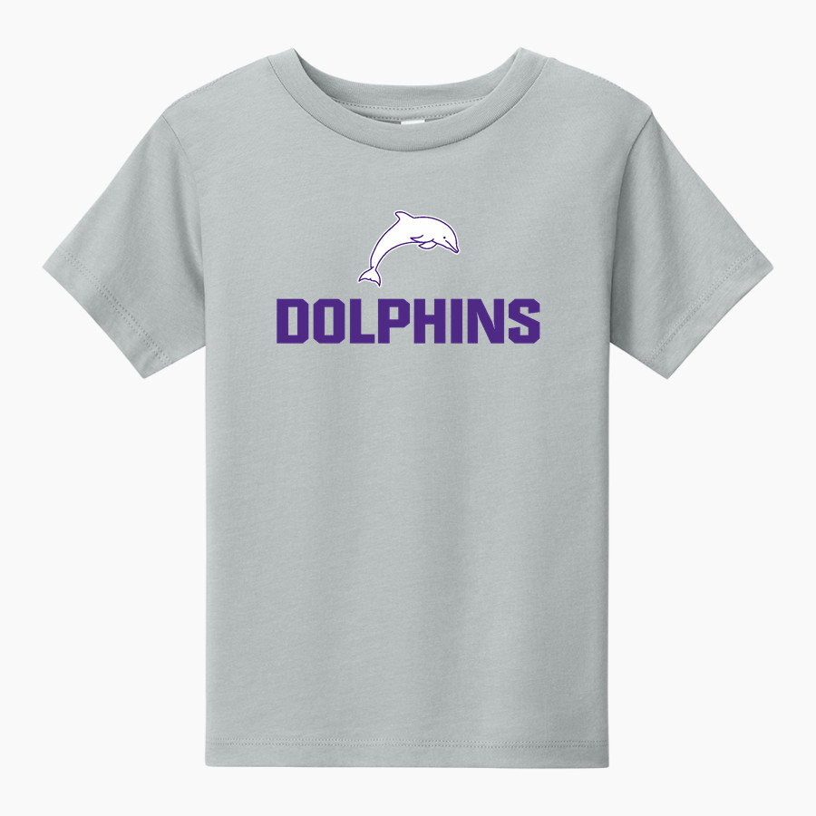 Bergman Dolphins BELLA+CANVAS Toddler Short Sleeve Tee