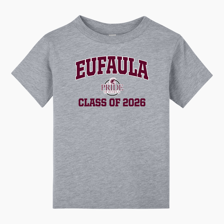 EUFAULA HIGH SCHOOL IRONHEADS <span class="pdp-name-mascot">EUFAULA IRONHEADS</span> BELLA+CANVAS Toddler Short Sleeve Tee