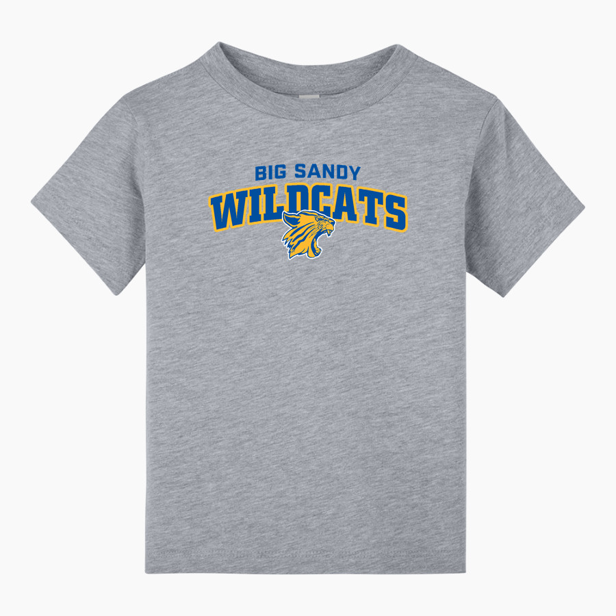 BIG SANDY HIGH SCHOOL WILDCATS <span class="pdp-name-mascot">BIG SANDY WILDCATS</span> BELLA+CANVAS Toddler Short Sleeve Tee