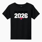 DOVER HIGH SCHOOL LONGHORNS BELLA+CANVAS Toddler Short Sleeve Tee Front Thumbnail