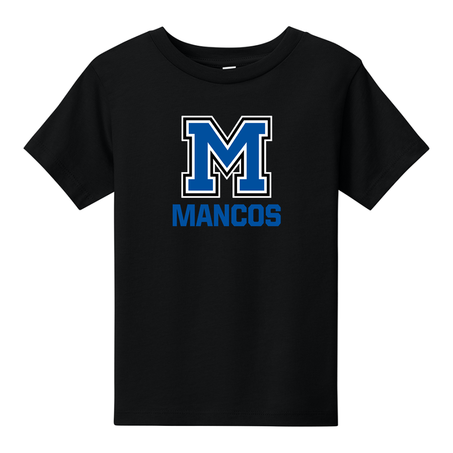 MANCOS HIGH SCHOOL BLUEJAYS <span class="pdp-name-mascot">MANCOS BLUEJAYS</span> BELLA+CANVAS Toddler Short Sleeve Tee