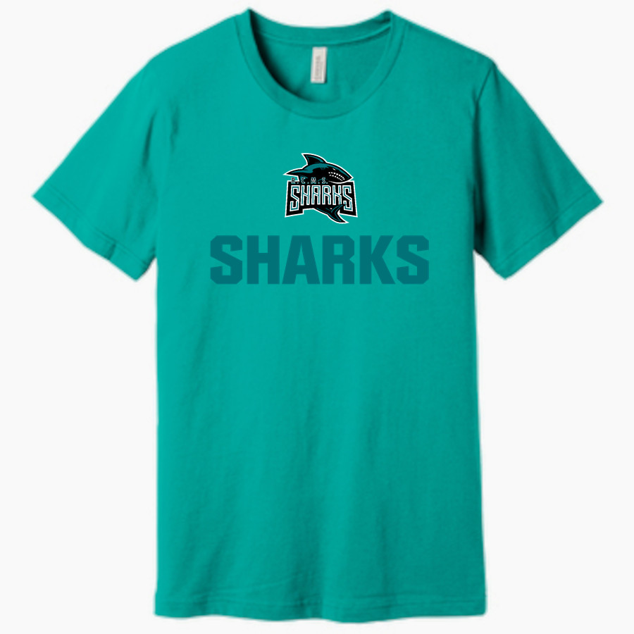 Rosemary Clarke Sharks <span class="pdp-name-mascot">Rosemary Clarke Middle School</span> BELLA+CANVAS Unisex Jersey Short Sleeve Tee