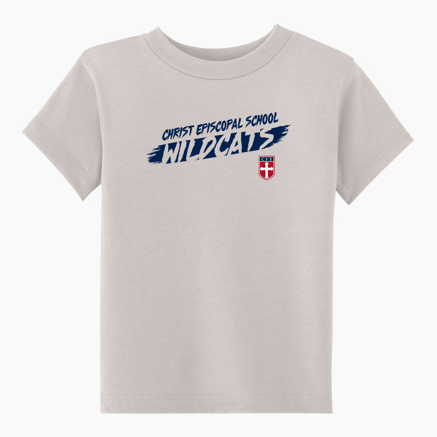 Christ Episcopal Wildcats BELLA+CANVAS Toddler Short Sleeve Tee