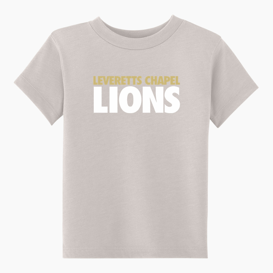 LEVERETTS CHAPEL HIGH SCHOOL LIONS <span class="pdp-name-mascot">LEVERETTS CHAPEL LIONS</span> BELLA+CANVAS Toddler Short Sleeve Tee