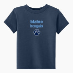 Blaine Bengals <span class="pdp-name-mascot">Blaine Bengals</span> BELLA+CANVAS Toddler Short Sleeve Tee Front Thumbnail