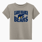 Cabin Branch Bears BELLA+CANVAS Toddler Short Sleeve Tee Front Thumbnail