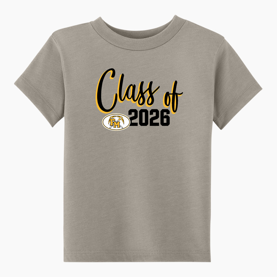 FORT MEADE HIGH SCHOOL MINERS BELLA+CANVAS Toddler Short Sleeve Tee