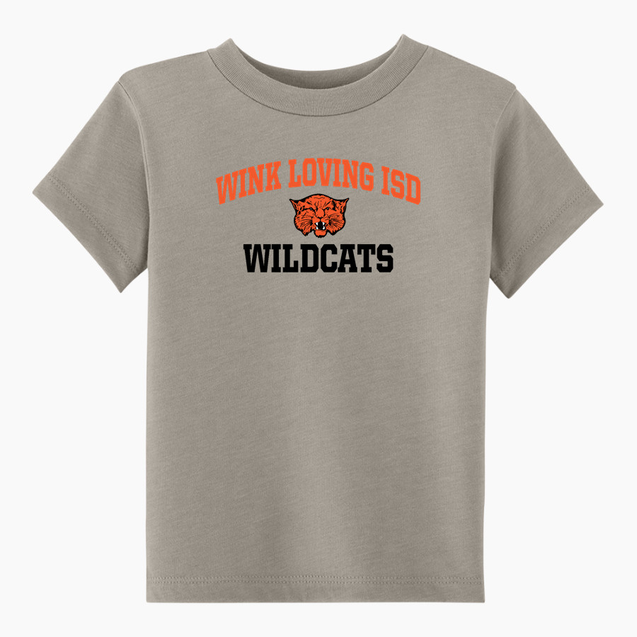 Wink Loving Isd Wildcats BELLA+CANVAS Toddler Short Sleeve Tee