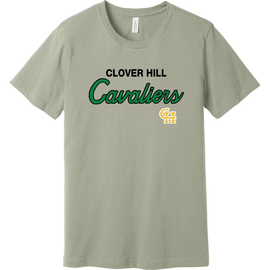 CLOVER HILL HIGH SCHOOL CAVALIERS <span class="pdp-name-mascot">CLOVER HILL CAVALIERS</span> BELLA+CANVAS Unisex Jersey Short Sleeve T-Shirt