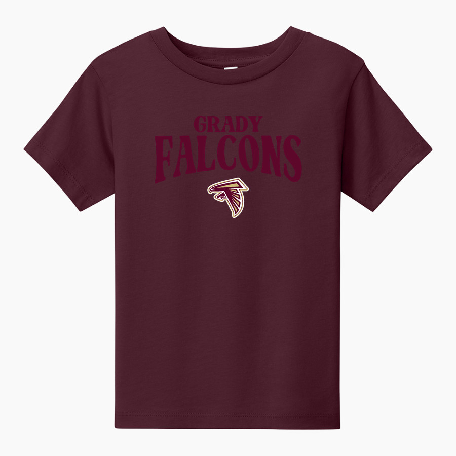 WM E GRADY VOC TECH SCHOOL FALCONS BELLA+CANVAS Toddler Short Sleeve Tee