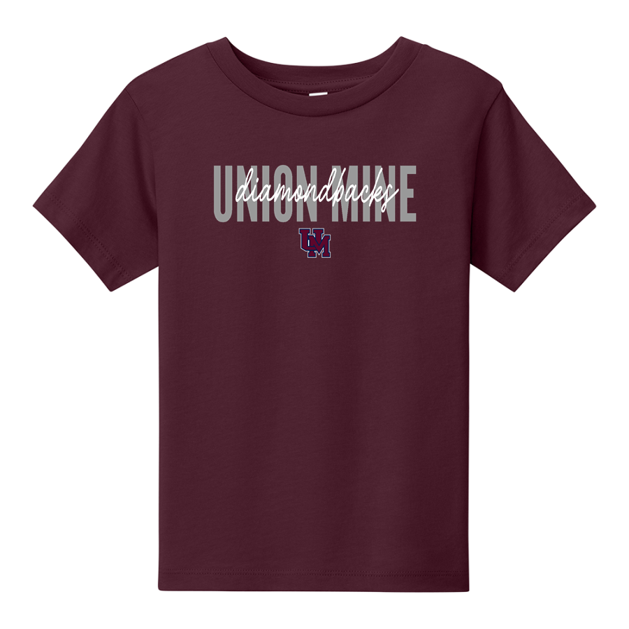 UNION MINE HIGH SCHOOL DIAMONDBACKS <span class="pdp-name-mascot">UNION MINE DIAMONDBACKS</span> BELLA+CANVAS Toddler Short Sleeve Tee