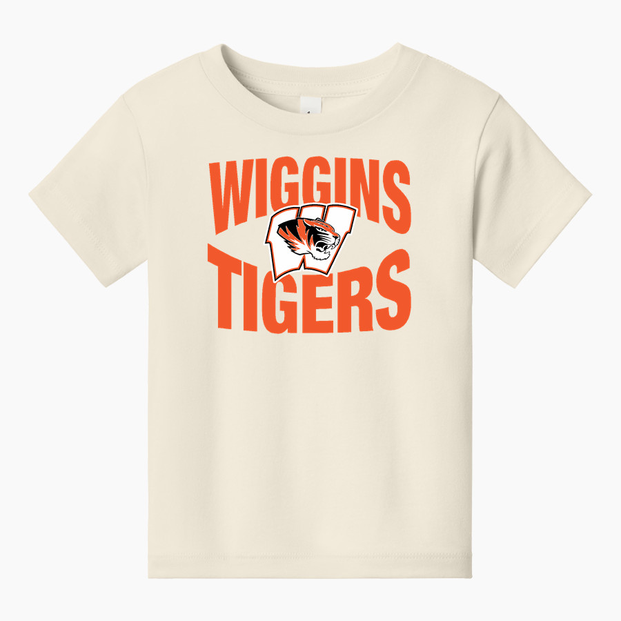 WIGGINS TIGERS The Official Online Store <span class="pdp-name-mascot">WIGGINS TIGERS</span> BELLA+CANVAS Toddler Short Sleeve Tee