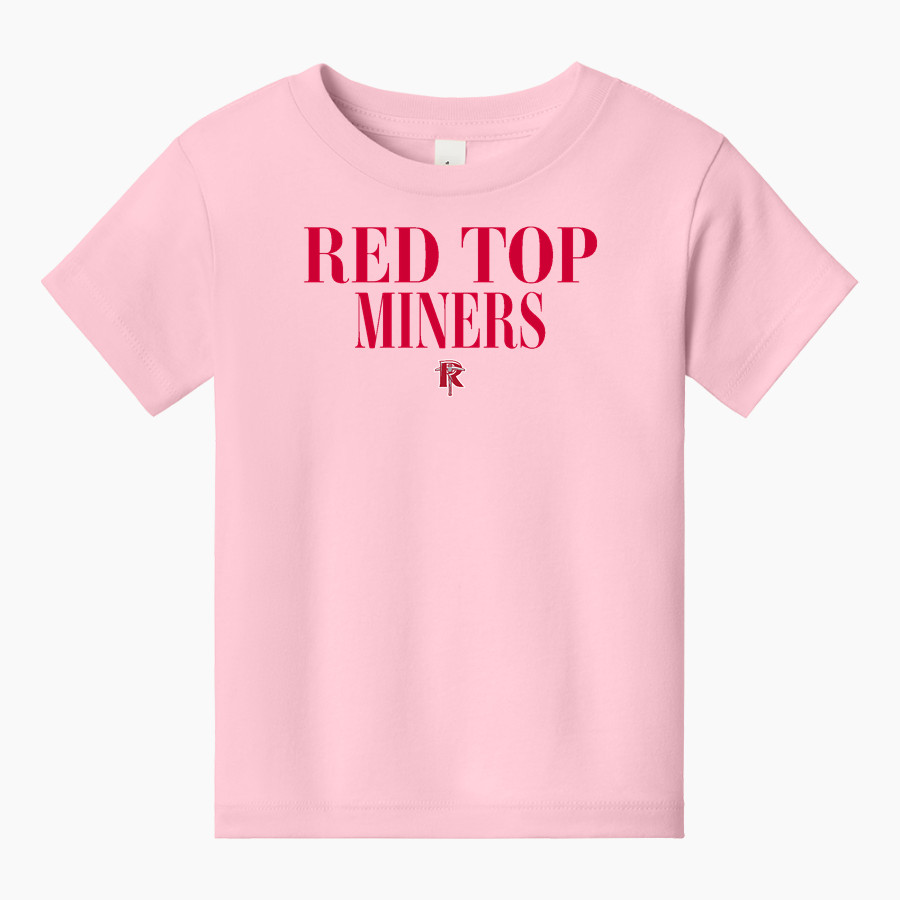 Red Top Miners BELLA+CANVAS Toddler Short Sleeve Tee