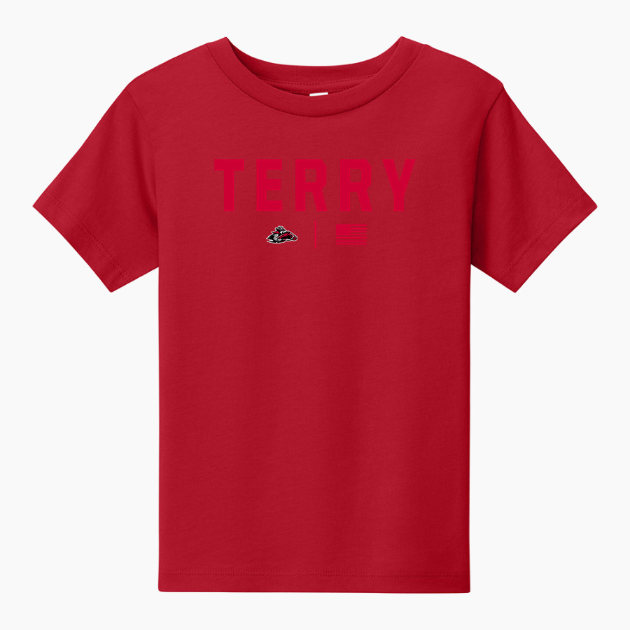 TERRY HIGH SCHOOL RANGERS <span class="pdp-name-mascot">TERRY RANGERS</span> BELLA+CANVAS Toddler Short Sleeve Tee