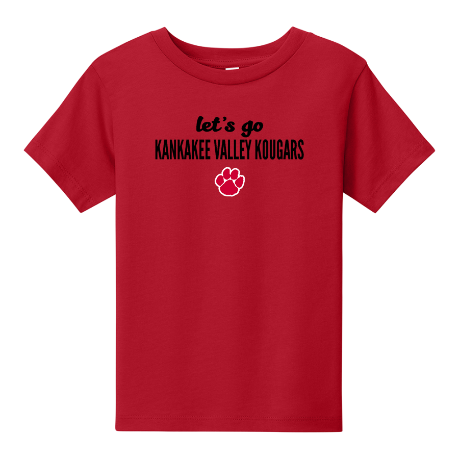Kankakee Valley Kougars Kougars <span class="pdp-name-mascot">Kankakee Valley Kougars Kougars</span> BELLA+CANVAS Toddler Short Sleeve Tee