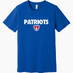 OPEN DOOR CHRISTIAN SCHOOL, INC PATRIOTS <span class="pdp-name-mascot">OPEN DOOR, INC PATRIOTS</span> BELLA+CANVAS Unisex Jersey Short Sleeve Tee Front Thumbnail