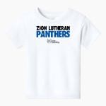 Zion Lutheran School Panthers BELLA+CANVAS Toddler Short Sleeve Tee Front Thumbnail