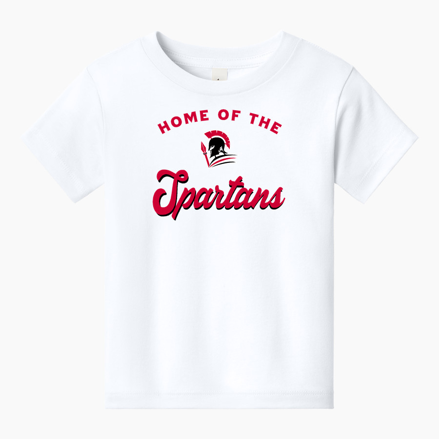 The Burlington School SPARTANS <span class="pdp-name-mascot">The Burlington School SPARTANS</span> BELLA+CANVAS Toddler Short Sleeve Tee