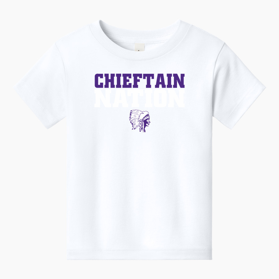 LOGAN HIGH SCHOOL CHIEFTAINS BELLA+CANVAS Toddler Short Sleeve Tee