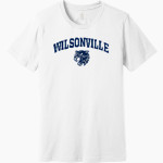 WILSONVILLE HIGH SCHOOL WILDCATS <span class="pdp-name-mascot">WILSONVILLE WILDCATS</span> BELLA+CANVAS Unisex Jersey Short Sleeve Tee Front Thumbnail