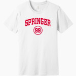 Springer Red Devils BELLA+CANVAS Unisex Jersey Short Sleeve Tee Front Thumbnail