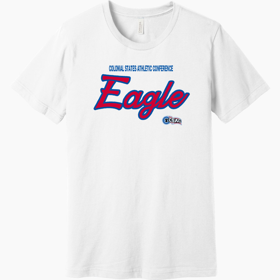 Colonial States Athletic Conference Eagle BELLA+CANVAS Unisex Jersey Short Sleeve Tee
