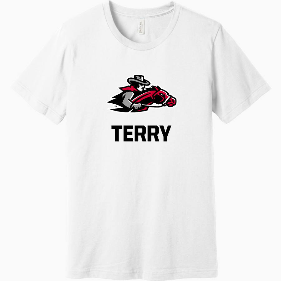 TERRY HIGH SCHOOL RANGERS <span class="pdp-name-mascot">TERRY RANGERS</span> BELLA+CANVAS Unisex Jersey Short Sleeve Tee
