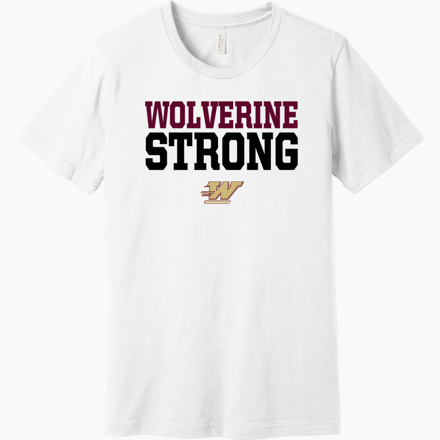 WOODRUFF HIGH SCHOOL WOLVERINES BELLA+CANVAS Unisex Jersey Short Sleeve Tee