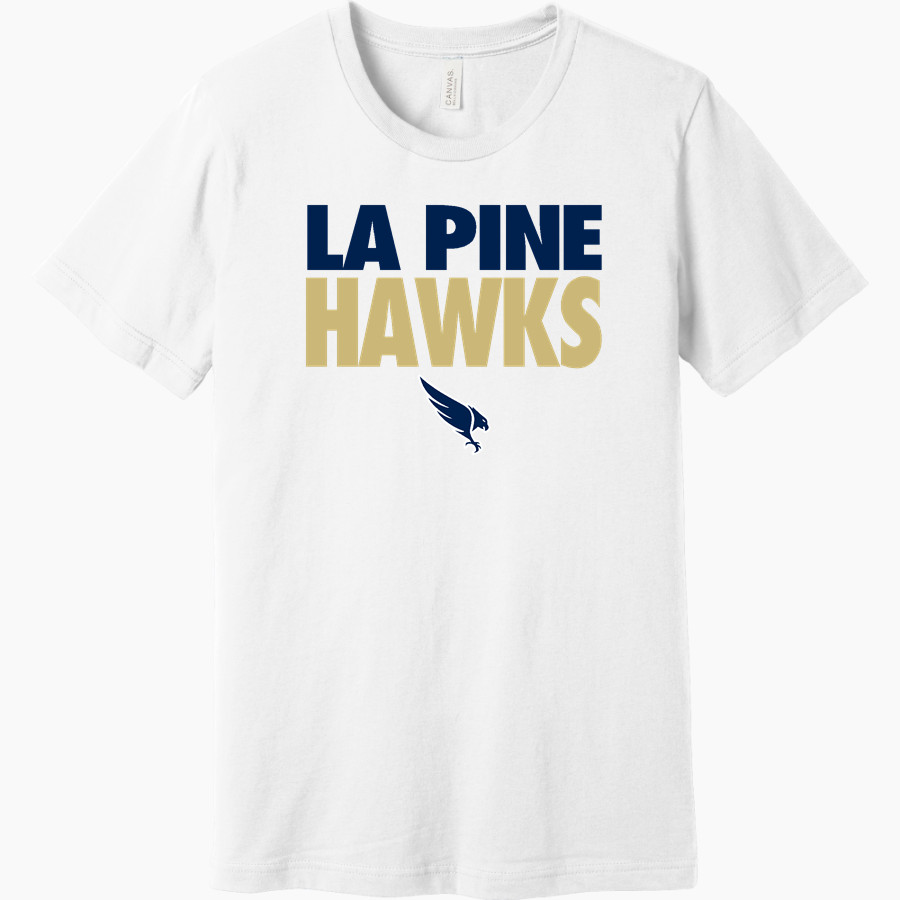 La Pine Hawks <span class="pdp-name-mascot">La Pine Middle School Hawks</span> BELLA+CANVAS Unisex Jersey Short Sleeve Tee