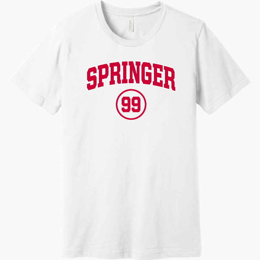 Springer Red Devils BELLA+CANVAS Unisex Jersey Short Sleeve Tee